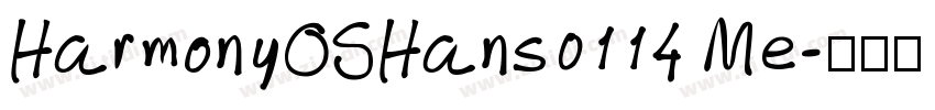 HarmonyOSHans0114 Me字体转换